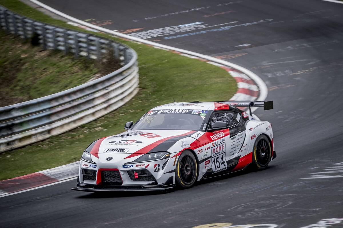 Toyota GR Supra at the 24 hour race