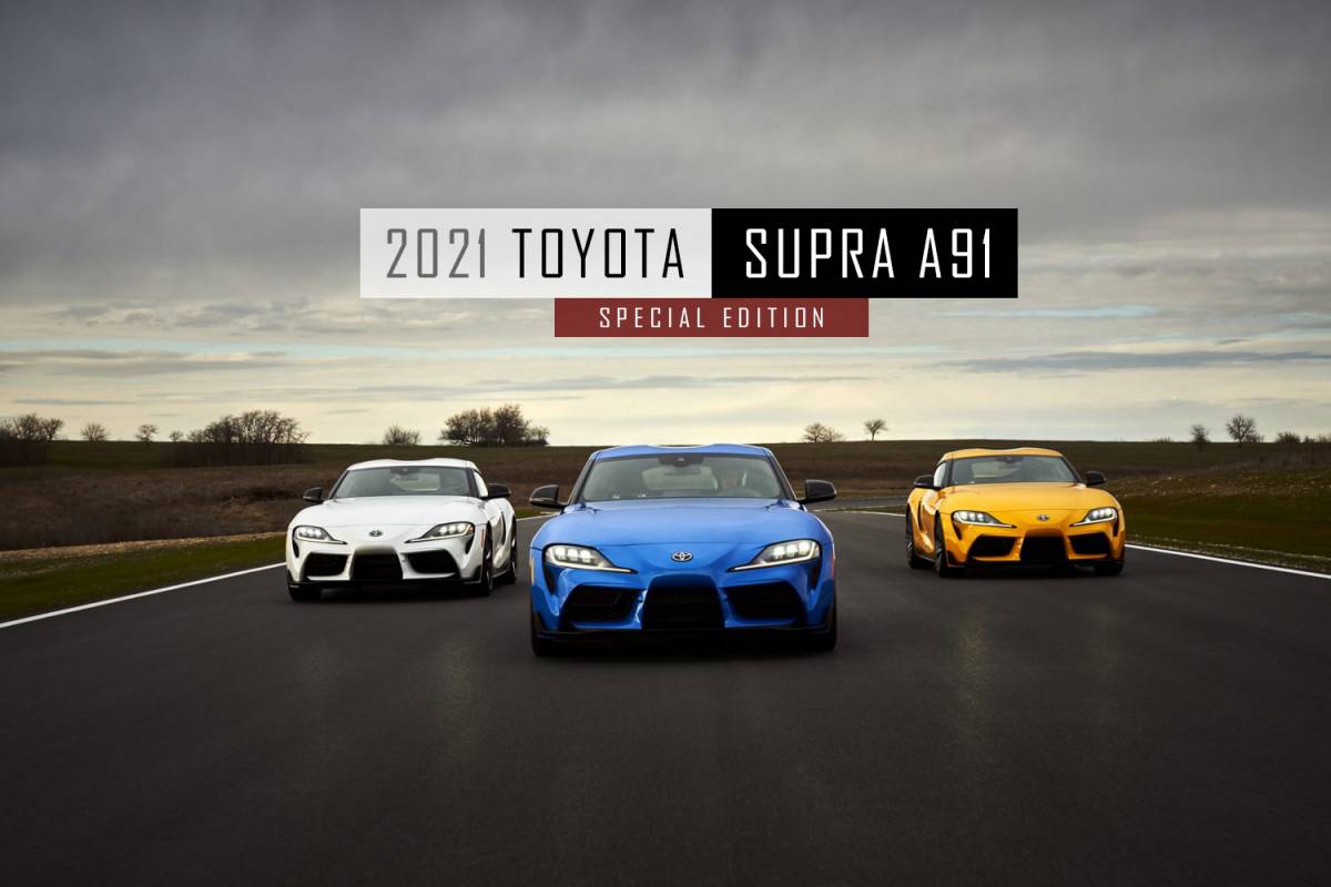 Toyota GR Supra Races Into 2021 with More Power and First-Ever Four-Cylinder Turbo Model...